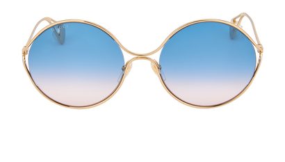 Gucci Round Pearl Detail Sunglasses, front view