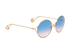 Gucci Round Pearl Detail Sunglasses, side view
