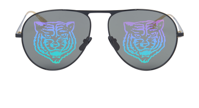 Gucci GG0334S Tiger Aviator Sunglasses, front view