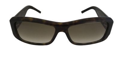 Gucci Rectangular Tortoise Shell Sunglasses, front view