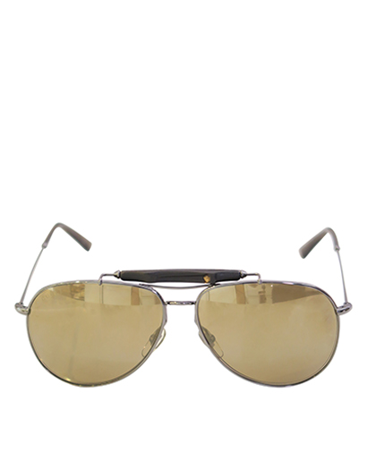 Gucci Bamboo Aviator Sunglasses, front view
