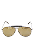 Gucci Bamboo Aviator Sunglasses, front view