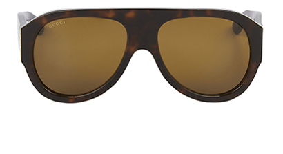 Gucci GG0668S Aviator Sunglasses, front view