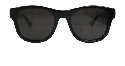 Gucci Polarised Stripe Sunglasses, front view