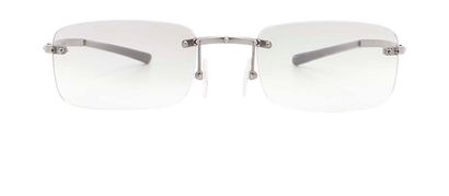 Vintage Gucci Rimless Sunglasses, &pound;35, Accessories, Grey, Front view