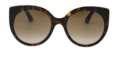 Gucci GG0325S Sunglasses, &pound;150, Accessories, Brown, Front view