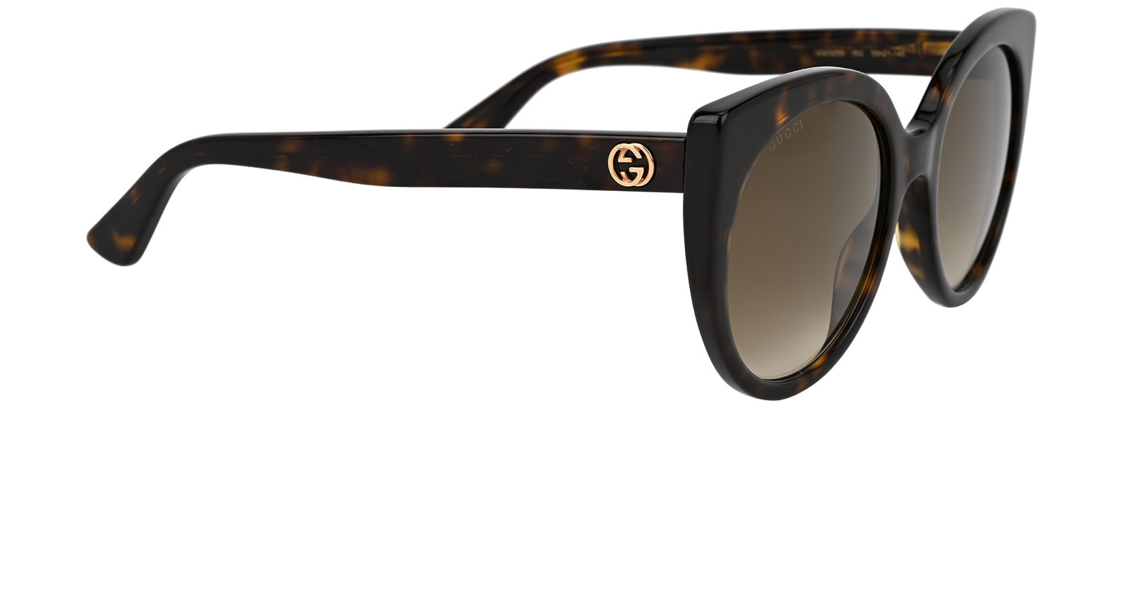 Gucci GG0325S Sunglasses, &pound;150, Accessories, Brown, Side view