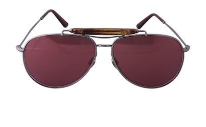 Gucci Bamboo Aviators Sunglasses, front view
