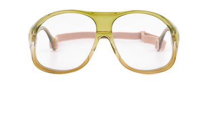 Gucci GG0243S Round Frame Elastic Glasses, front view