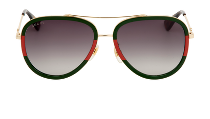 Gucci GG0062S Pilot Web Sunglasses, front view