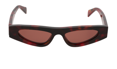 Gucci GG1779S Cat Eye Sunglasses, &pound;150, Accessories, Red, Front view