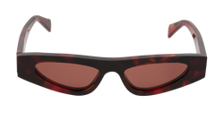 Gucci GG1779S Cat Eye Sunglasses, Acetate, Red, DB/C, 1*