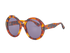 Gucci GG1081S Round Tortoiseshell Sunglasses, bottom view