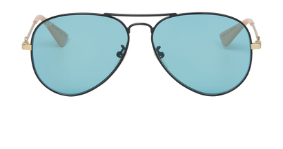 Gucci GG0515S Aviator Sunglasses, front view