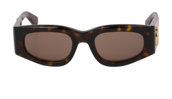 Gucci GG16645 Rectangular Sunglasses, Acetate, Brown, C/DB, 2*