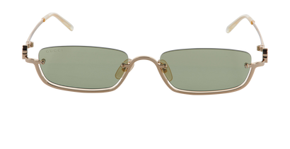 Gucci Half Rim Sunglasses, front view