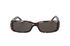 Gucci GG2450/S Rectangular Sunglasses, &pound;90, Accessories, Brown, Front view