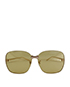 Gucci Rimless Sunglasses, front view