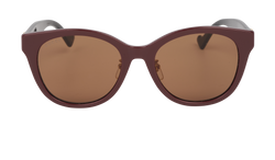 Gucci GG1002SK Round Sunglasses, Acetate, Black/Brown, DB/C, 2*