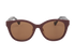 Gucci GG1002SK Round Sunglasses, &pound;150, Accessories, Black/Brown, Front view