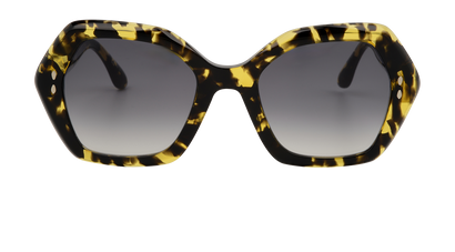 Isabel Marant IM0107/G/S Sunglasses, &pound;90, Accessories, Black/Yellow, Front view