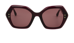 Isabel Marant IM0107/G/S Hexagon Sunglasses, Acetate, Purple, C, 3*