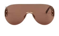 Jimmy Choo Marvin Shield Sunglasses, Acetate, Brown, 3*