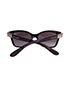 Jimmy Choo Mimi/S Sparkle Rectangle Sunglasses, back view