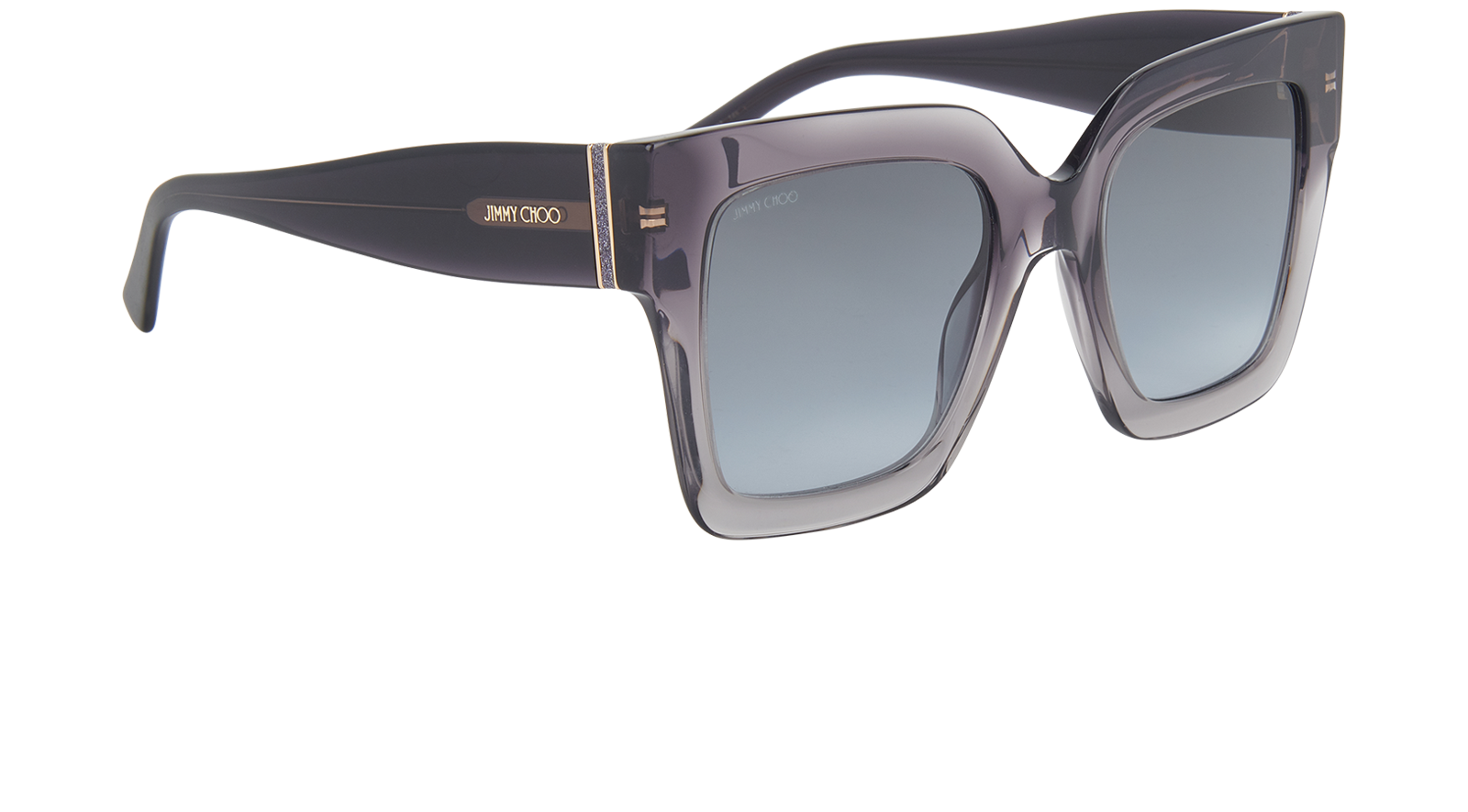 Jimmy Choo Edna Oversized Sunglasses, &pound;110, Accessories, Grey, Side view