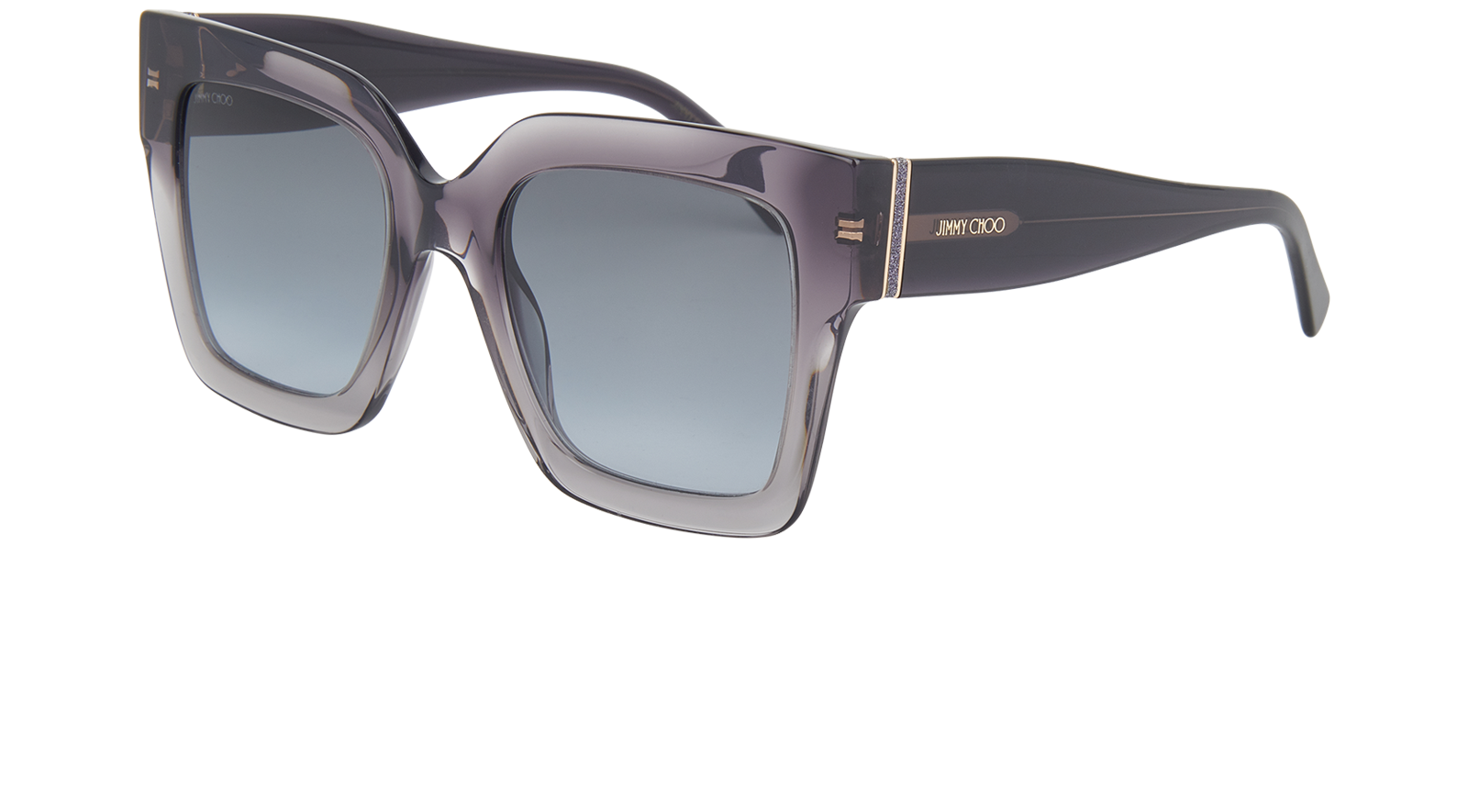 Jimmy Choo Edna Oversized Sunglasses, &pound;110, Accessories, Grey, Bottom view