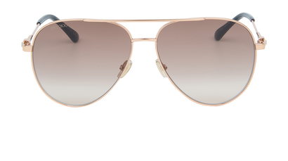 Jimmy Choo OLLLY/S Embellished Aviator Sunglasses, front view