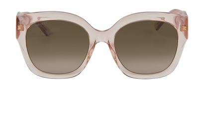 Jimmy Choo Leela/S Oversized Sunglasses, £130, Accessories, Pink, Front view