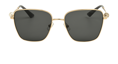 Jimmy Choo JC4005HB Embellished Sunglasses, &pound;120, Accessories, Black, Front view