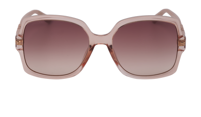 Jimmy Choo Sammi/G/S Square Sunglasses, &pound;150, Accessories, Pink, Front view
