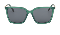 Jimmy Choo TOTTA/G/S Cat Eyes Sunglasses, Acetate, Green, 3*