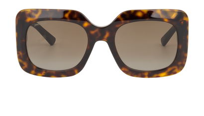 Jimmy Choo GAYAS/S Oversized Sunglasses, &pound;150, Accessories, Brown, Front view