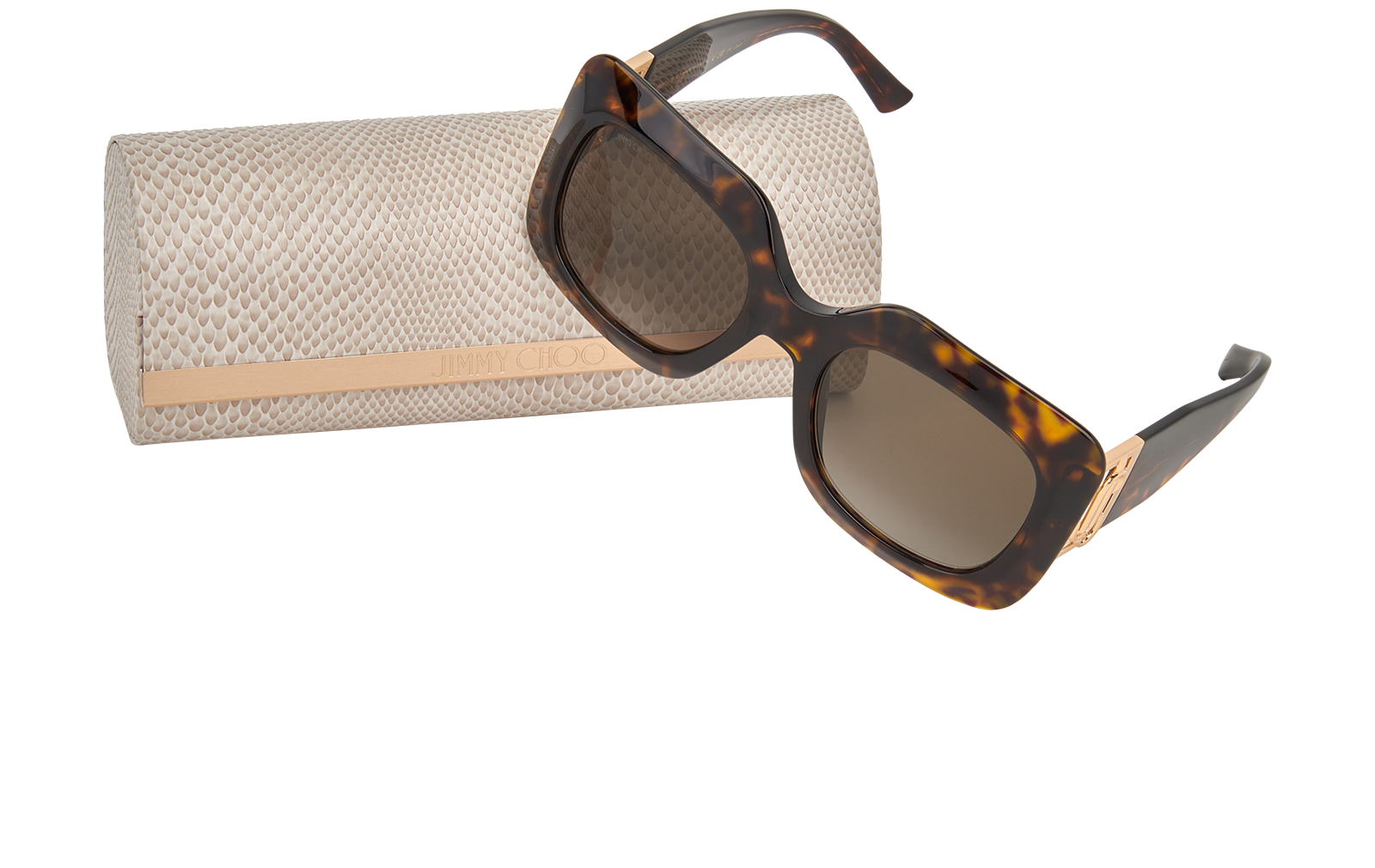 Jimmy Choo GAYAS/S Oversized Sunglasses, &pound;150, Accessories, Brown, Other view