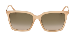 Jimmy Choo TOTTA/G/S FWMHA Rectangle Sunglasses, Acetate, Beige, 3*