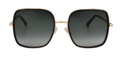 Jimmy Choo JAYLA/S Square Sunglasses, Metal, Gold, 2*