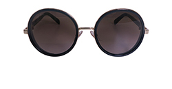 Jimmy Choo Andie Sunglasses, Acetate, Black/Glitter, Case, J7QJ654021, 2*