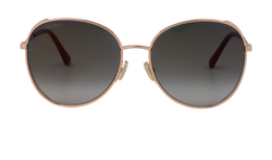 Jimmy Choo Feline/S Round Sunglasses, Metal, Rose Gold, C, 2*