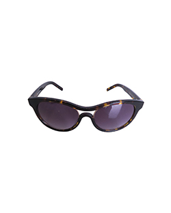 Kenzo Circular KZ3215 Sunglasses, Tortoise Frames, Black Lens, Box