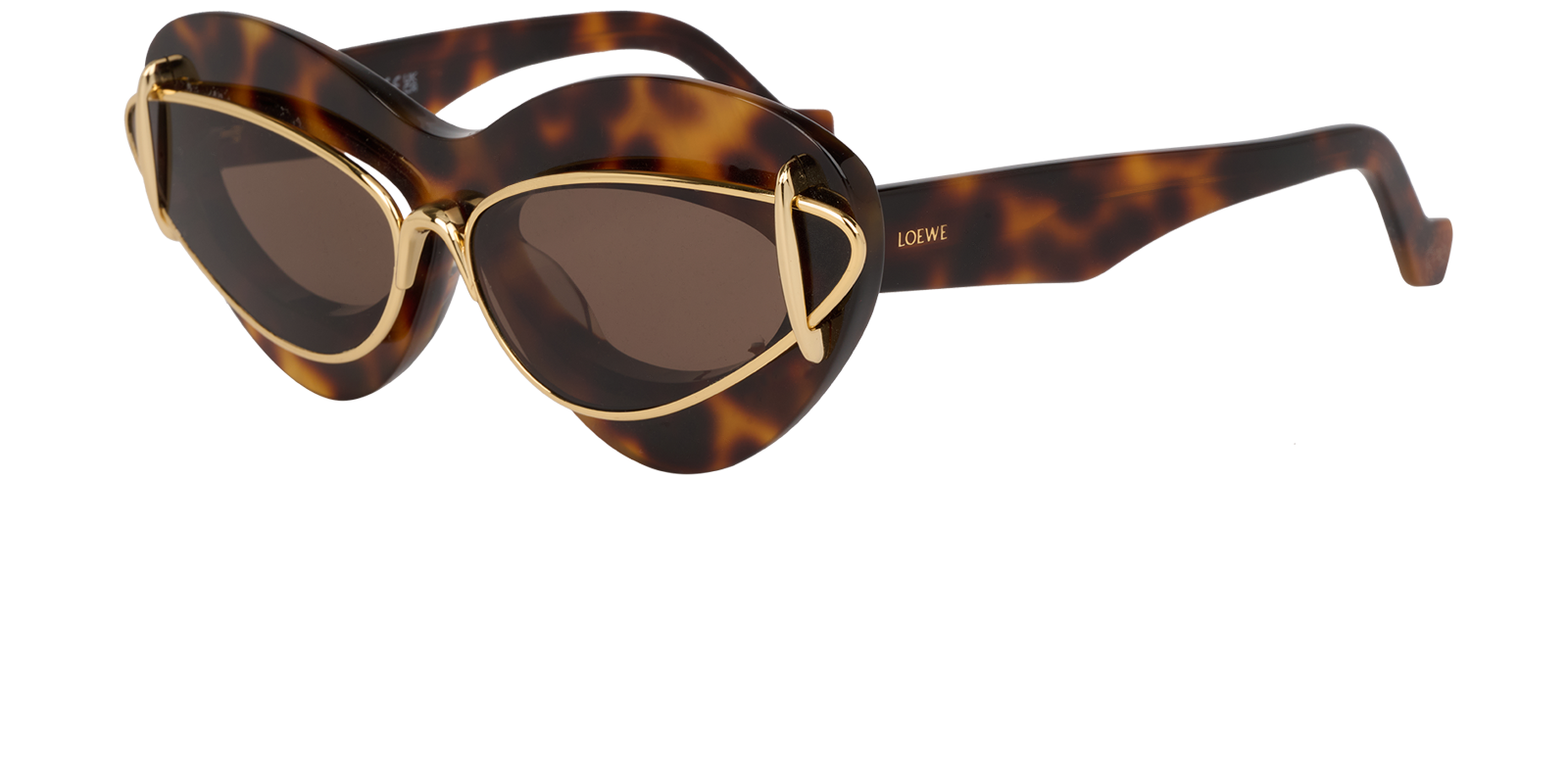 Loewe LW40119I Sunglasses, &pound;150, Accessories, Brown, Bottom view