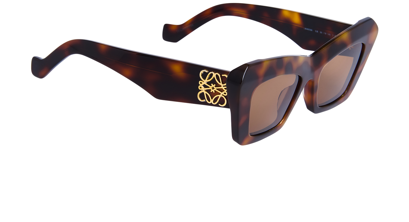Loewe LW40036I Cat Eye Sunglasses, &pound;220, Accessories, Brown, Side view