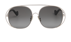 Loewe LW40040U Round Sunglasses, Metal, Silver, C, 3*