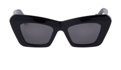 Loewe LW40036I Cat-Eye Anagram Sunglasses, Acetate, Black, C, 2*