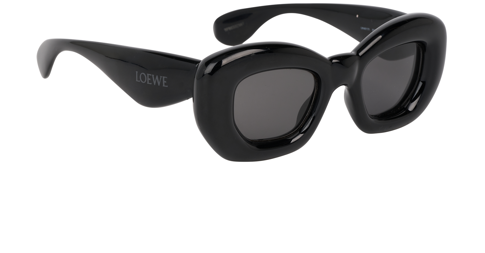 Loewe LW40117I Butterfly Sunglasses, &pound;120, Accessories, Black, Side view