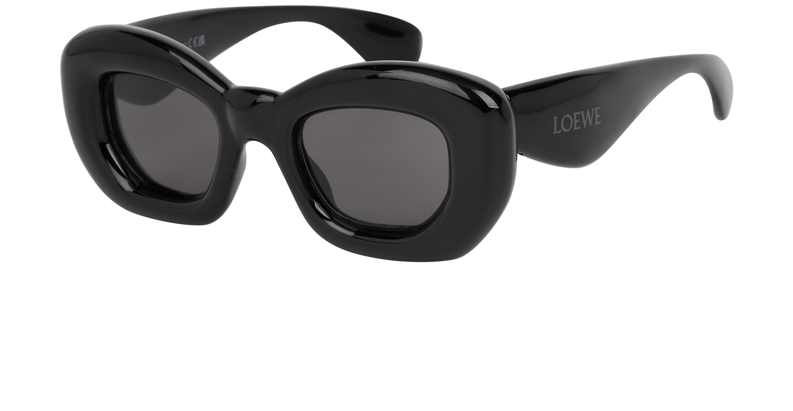Loewe LW40117I Butterfly Sunglasses, &pound;120, Accessories, Black, Bottom view