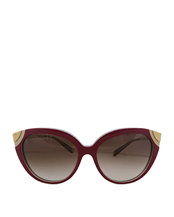 LOUIS VUITTON Amber Cat Eye Sunglasses Z0623W Fuchsia