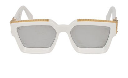 Louis Vuitton 1.1 Millionaires Sunglasses, &pound;350, Accessories, White, Front view